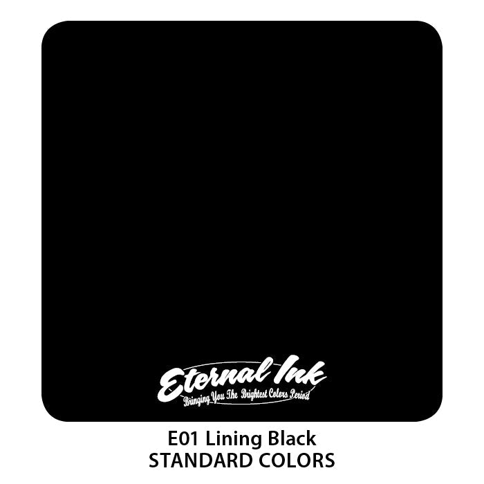 Eternal Ink Lining Black - Tattoo Ink - Mithra Tattoo Supplies Canada