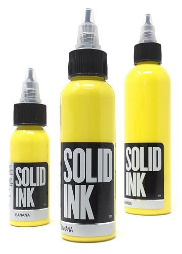 Solid Ink Banana - Tattoo Ink - Mithra Tattoo Supplies Canada