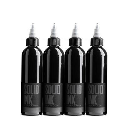 Solid Ink Black Label Grey Wash Set - Tattoo Ink - Mithra Tattoo Supplies Canada