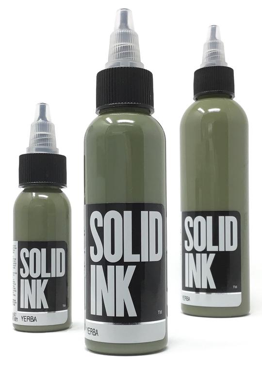 Solid Ink Yerba - Tattoo Ink - Mithra Tattoo Supplies Canada