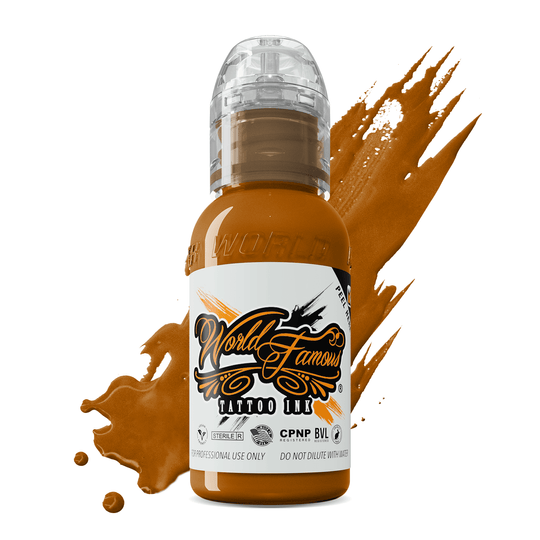 World Famous Caramel - Tattoo Ink - Mithra Tattoo Supplies Canada