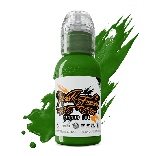 World Famous Everglades Green - Tattoo Ink - Mithra Tattoo Supplies Canada