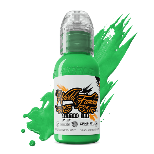 World Famous Mint Green - Tattoo Ink - Mithra Tattoo Supplies Canada