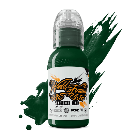 World Famous Vegas Green - Tattoo Ink - Mithra Tattoo Supplies Canada